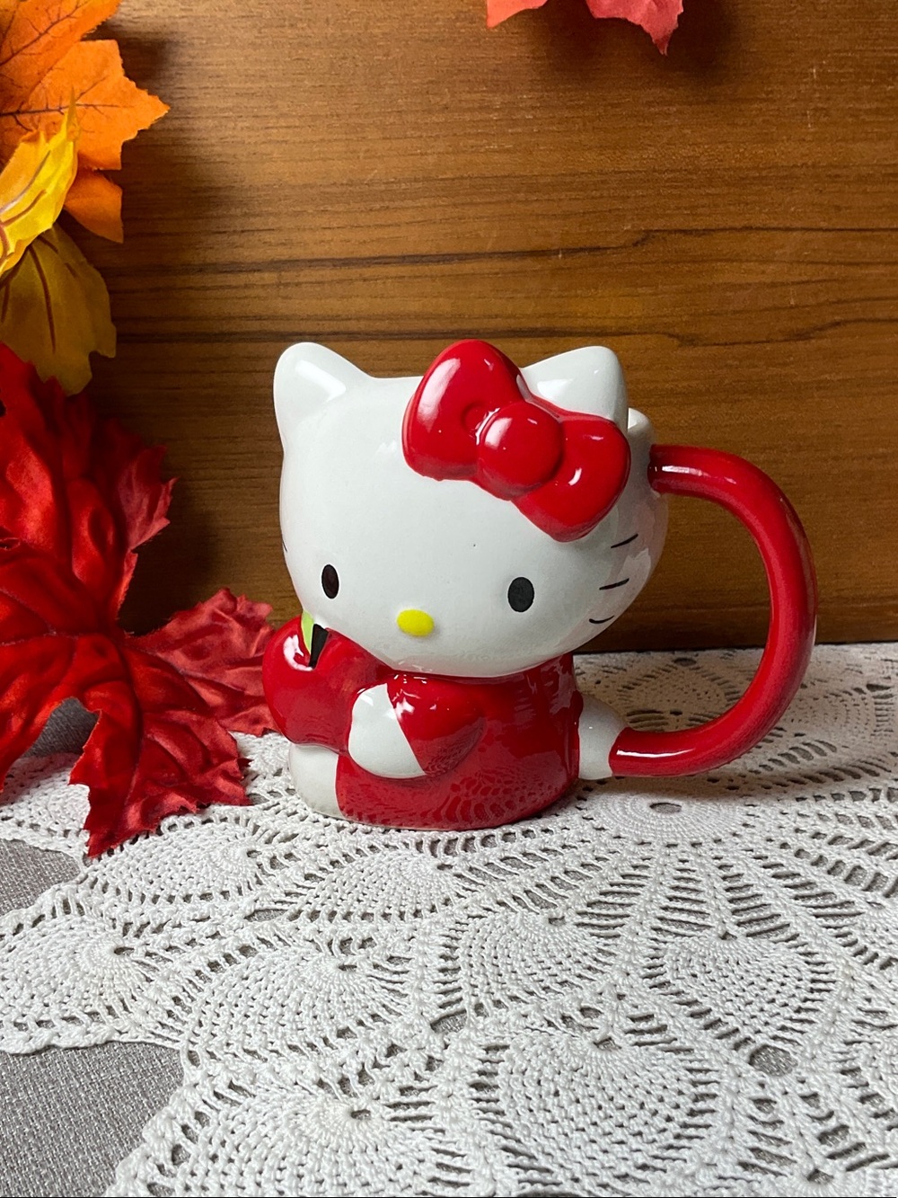 Hello Kitty Sculpted Apple Mug 12 oz Sanrio Zack Designs 2024